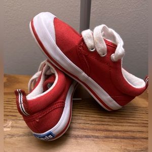Size 7 toddler red Keds - very gently used